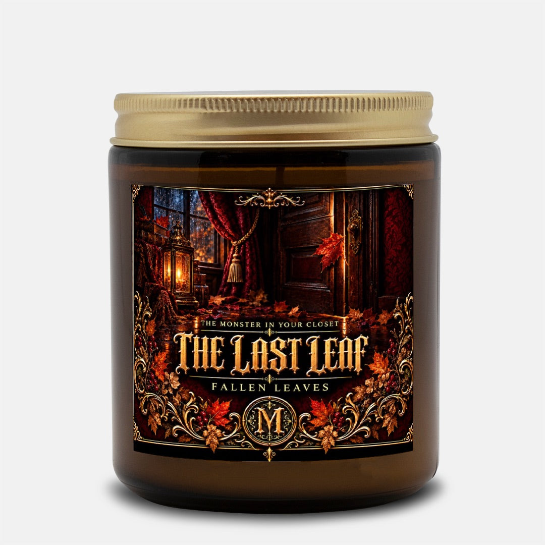 The Last Leaf — Fallen Leaves Scented Candle - 9 oz Amber Glass