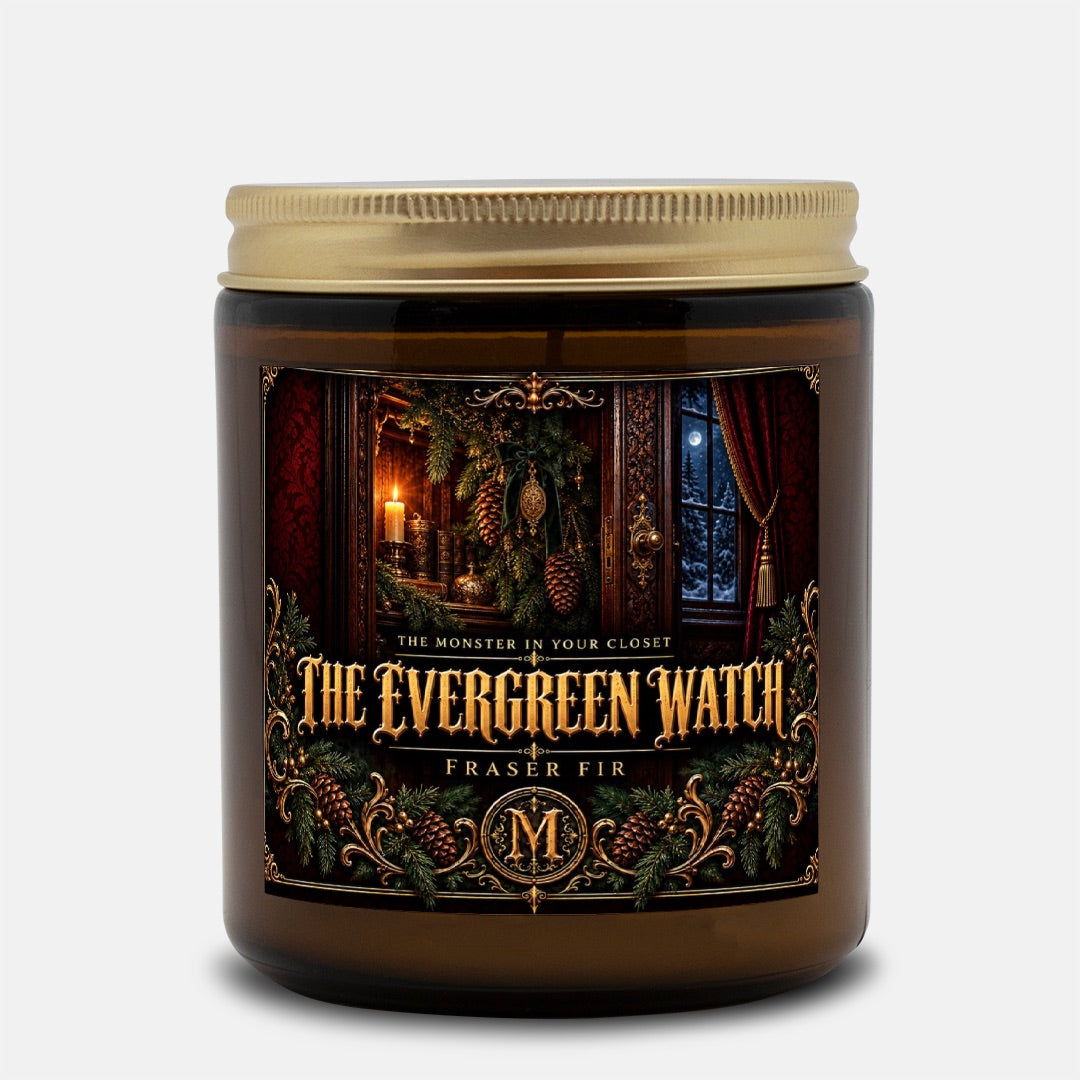 The Evergreen Watch — Fraser Fir Scented Candle - 9 oz Amber Glass